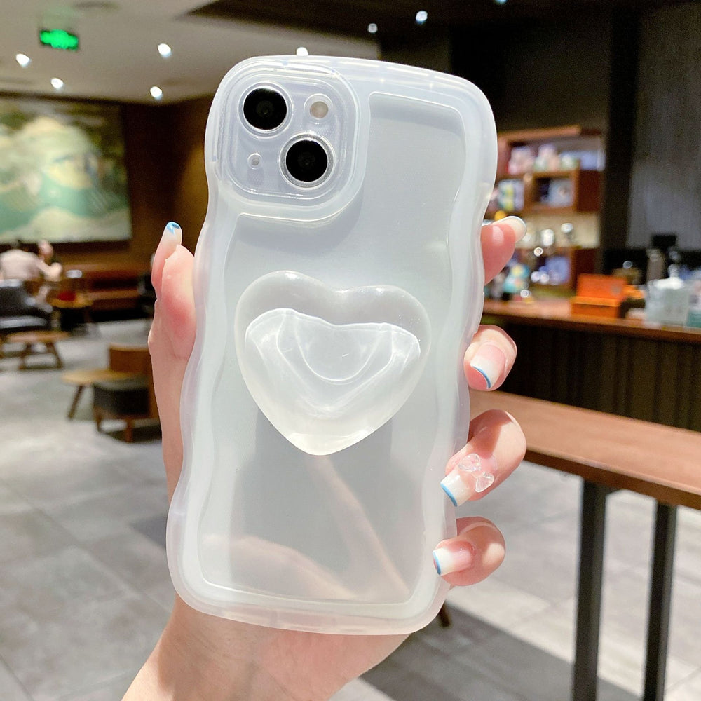 Love stand wavy edge case for iPhone