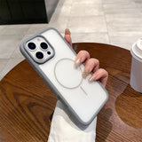 Ultra-thin Skin-feel Magnetic Soft Phone Case For iPhone