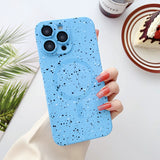 Starry Sky Ink Magnetic Phone Case For iPhone