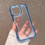 Transparent 3-in-1 Phone Case For iPhone