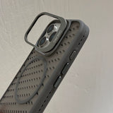 Lens Bracket Magnetic Phone Case For iPhone