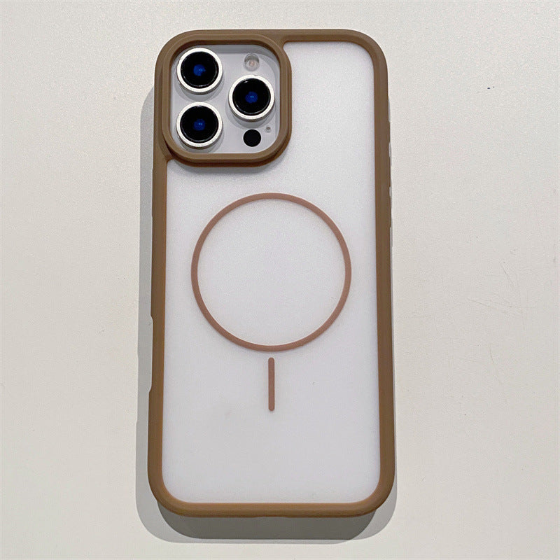 Ultra-thin Skin-feel Magnetic Soft Phone Case For iPhone