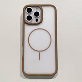 Ultra-thin Skin-feel Magnetic Soft Phone Case For iPhone
