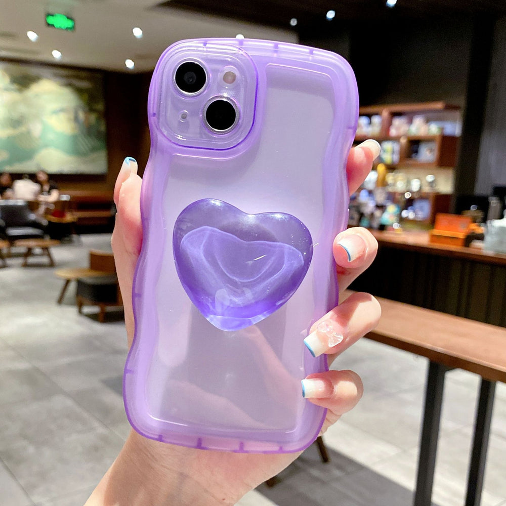 Love stand wavy edge case for iPhone