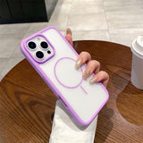 Ultra-thin Skin-feel Magnetic Soft Phone Case For iPhone