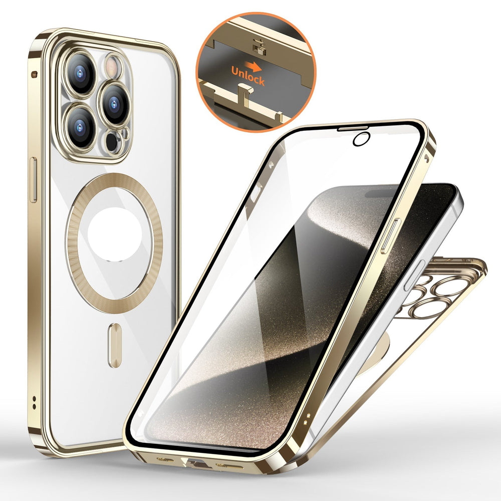 Metal Snap Buckle Magnetic Case for IPhone