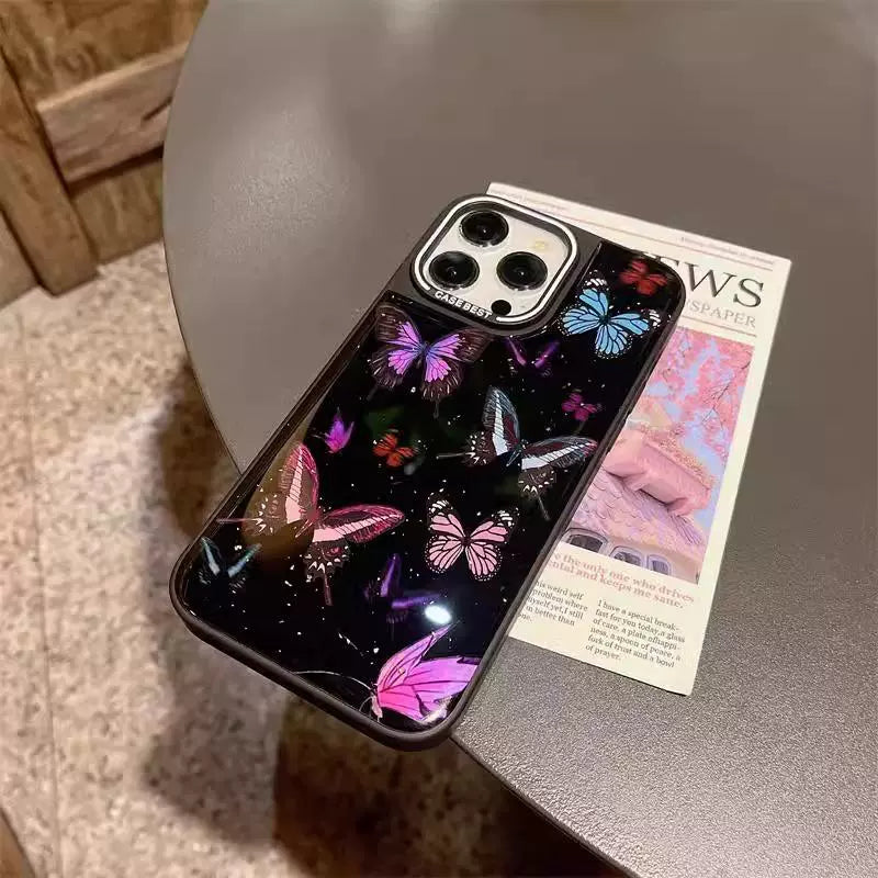 Colorful Butterfly Phone Case For iPhone
