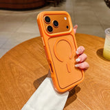 Frosted Transparent Magnetic Phone Case For iPhone