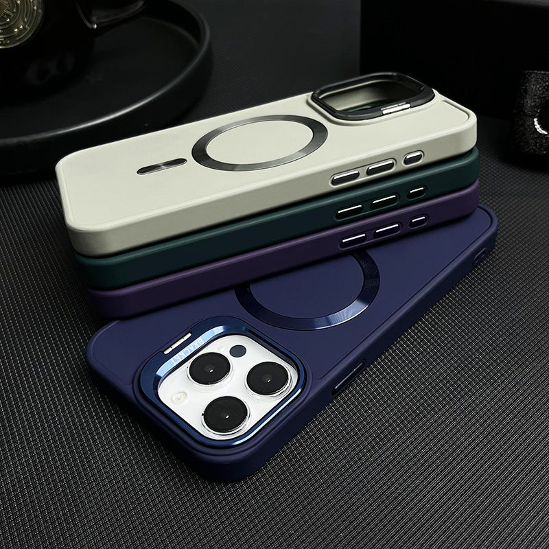 Metal Bracket Magnetic Case for IPhone