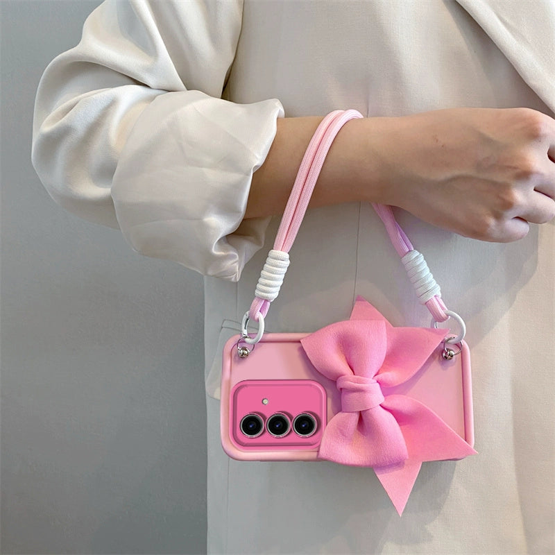 Pink Bow Phone Case For Samsung