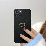 Simple Love Leather Case for IPhone