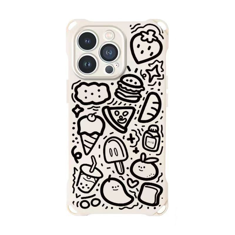 Line diagonal mobile phone case For iPhone
