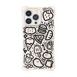 Line diagonal mobile phone case For iPhone