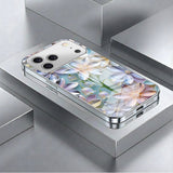Electroplated Flower Phone Case For iPhone