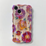 Oil Painting Flower Phone Case for IPhone