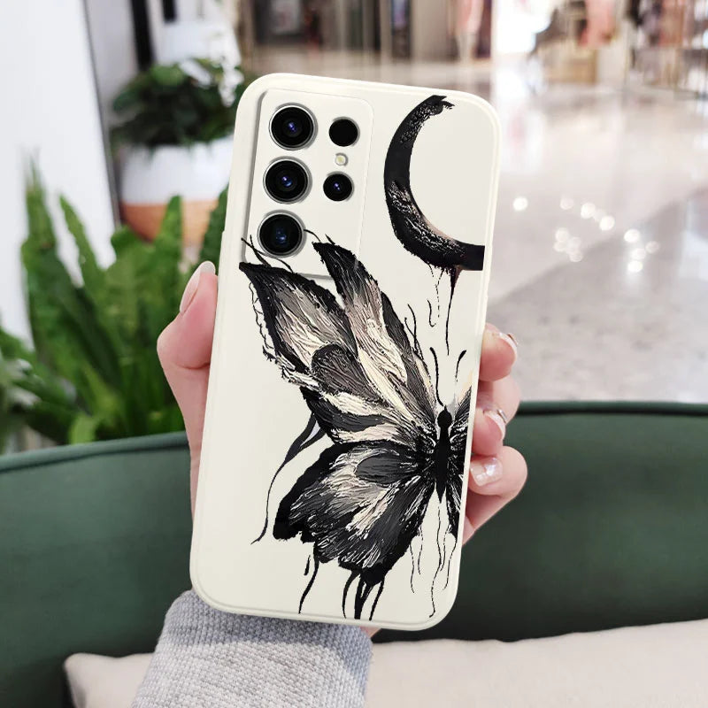 Painting Butterfly Phone Case For Samsung