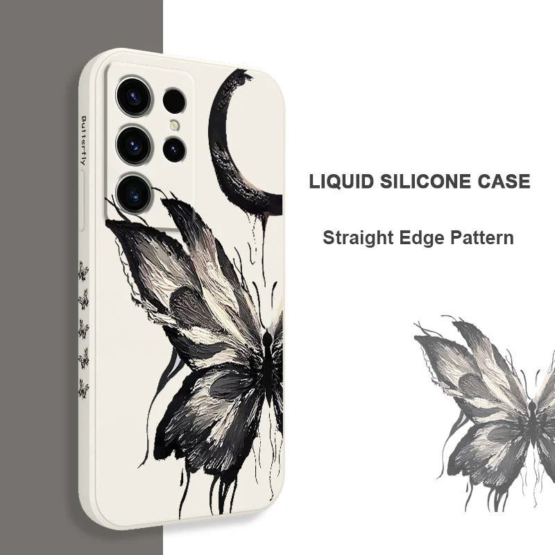 Painting Butterfly Phone Case For Samsung