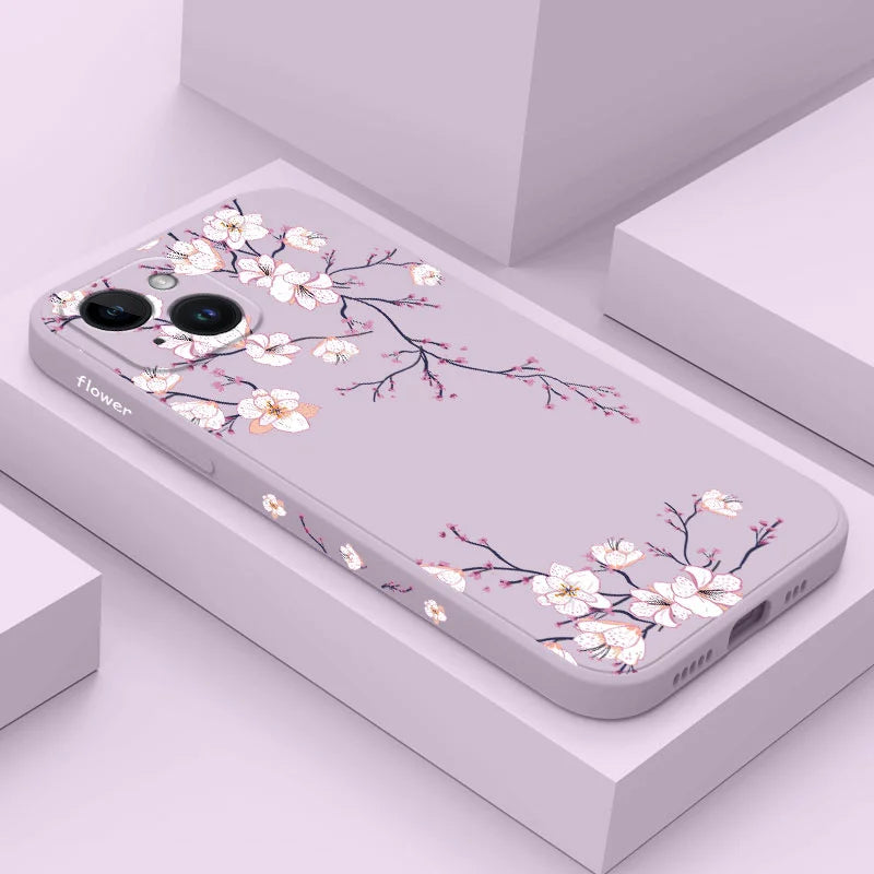 Custodia per telefono Plum Blossom per iPhone