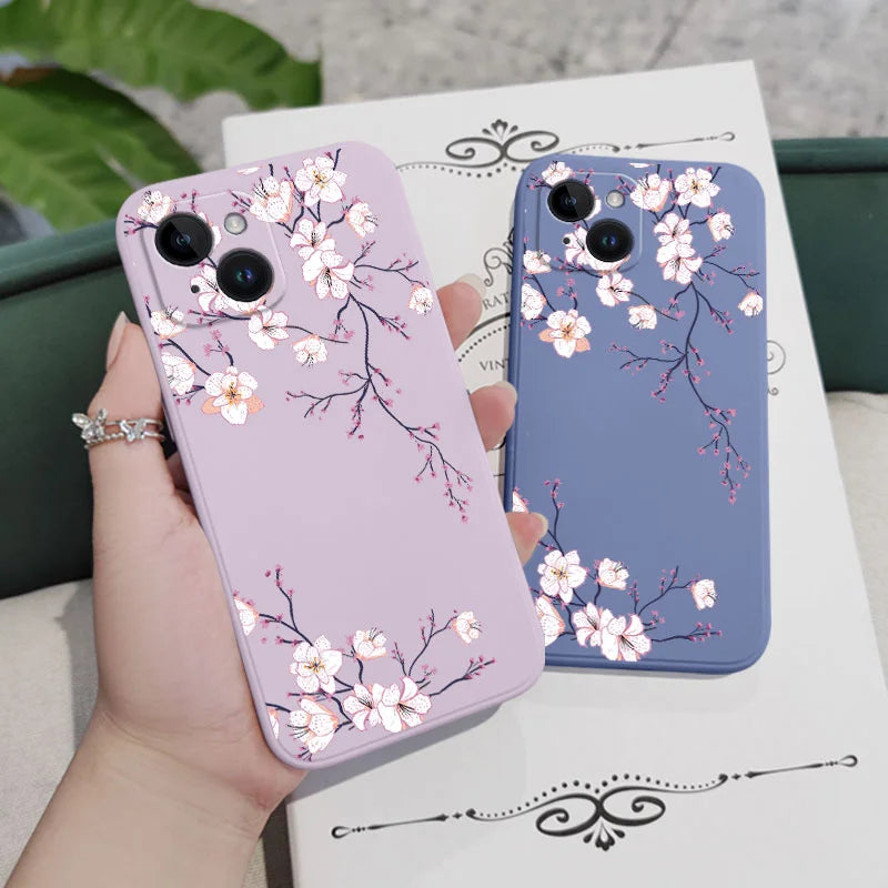 Plum Blossom Phone Case For iPhone