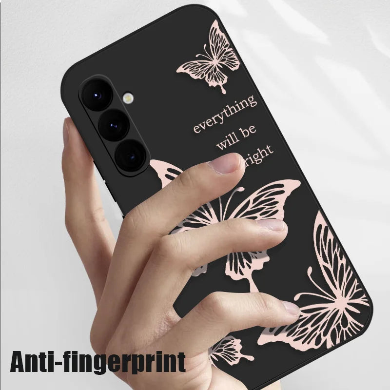 Retro Butterfly Pattern Phone Case For Samsung