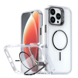 Clear Acrylic  Original Cover  Invisible Lens Stand Holder Phone Case For iPhone