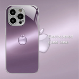Exquisite printed logo High-end trend Glass TPU QHD PhoneCase for iPhone