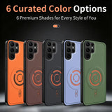 Solid Color Soft TPU Frame + PC PU Leather Phone Case For Samsung