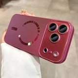 Big Window Flowing Light Magnetic Case For iPhone