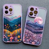 Mountain Forest Village Shockproof Phone Case For iPhone