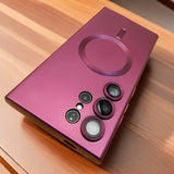 Magnetic Matte Soft Phone Case For Samsung