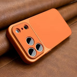 Luxurious New Orange Retro Soft-sided Hard Case for iPhone