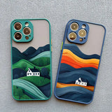 Mountain Forest Village Shockproof Phone Case For iPhone