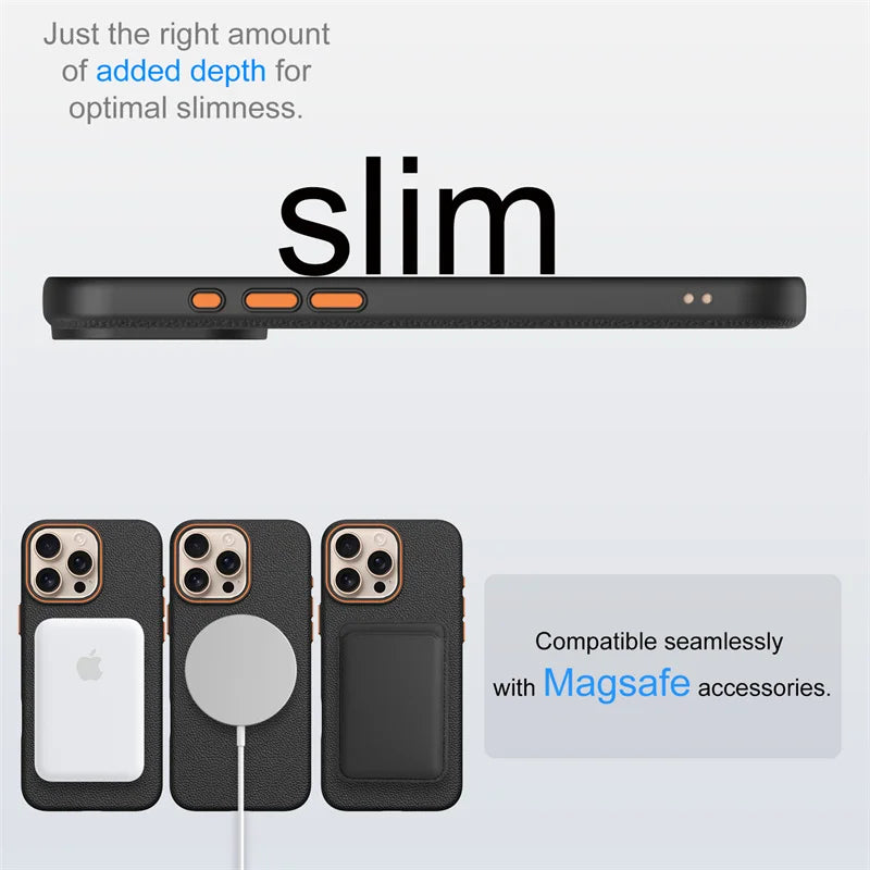 Ultra Thin Simple Wireless Charging Phone Case For iPhone