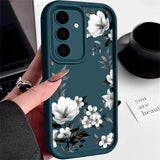 Flowers Print Soft Case For Samsung
