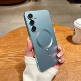 Luxury Matte Magnetic Phone Case for Samsung