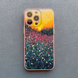 Floral Pattern Blue Flower Sea Phone Case For iPhone