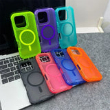 Trendy 3IN1 Magnetic Shockproof Case For iPhone