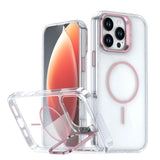 Clear Acrylic  Original Cover  Invisible Lens Stand Holder Phone Case For iPhone