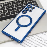 Luxury Transparent Plating Phone Case For Samsung