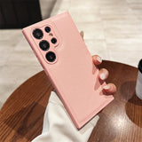 PU Camera Protection Phone Case For Samsung