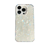 Bling Glitter Dream Conch Shell Marble Case For iPhone