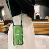 Crossbody Lanyard Cord Rope Necklace Transparent Case For iPhone