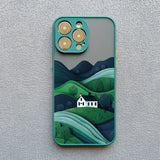Mountain Forest Village Shockproof Phone Case For iPhone