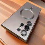 Magnetic Matte Soft Phone Case For Samsung