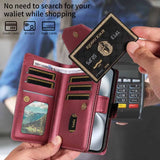 Wallet Multi-card Leather Case For iPhone
