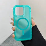 Trendy 3IN1 Magnetic Shockproof Case For iPhone