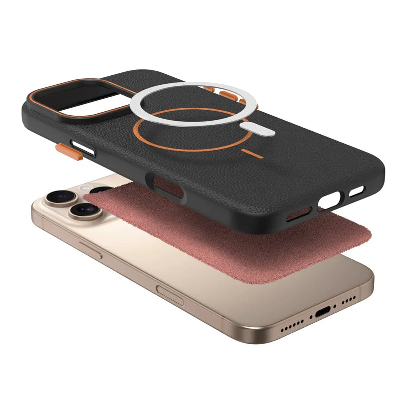 Ultra Thin Simple Wireless Charging Phone Case For iPhone