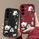 Flowers Print Soft Case For Samsung