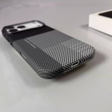 Grid Pattern Magnetic Phone Case For iPhone