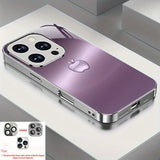 Exquisite printed logo High-end trend Glass TPU QHD PhoneCase for iPhone